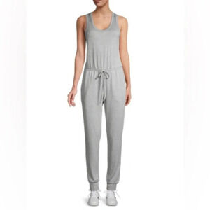 NWT Supply and Demand Small Mott Heathered Jumpsuit In Grey